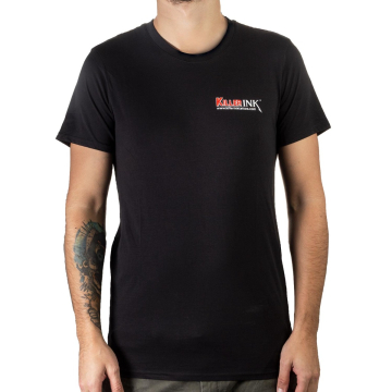 T-Shirt  Killer Ink Gola Redonda em Preto