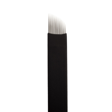 Caixa de 25 Jenn Boyd Ink - Micro Lâminas Brow Slayer / Agulhas Micro Lâminas - 14,20 Curved Slant