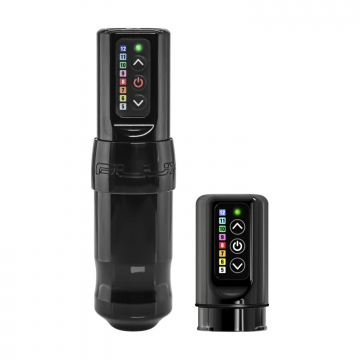 Máquina de tatuagem sem fios FK Irons Spektra Flux com PowerBolt adicional - Stealth