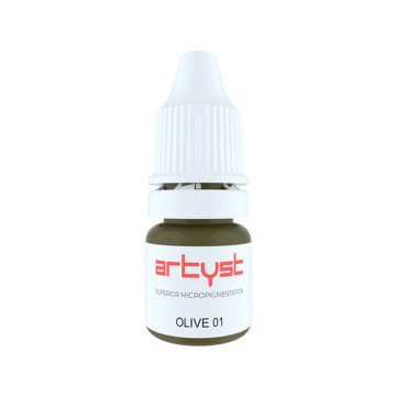 Pigmento de correção verde-oliva 01 da Artyst 10 ml