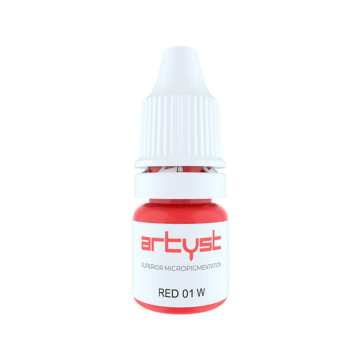 Pigmento para lábios vermelho 01 W da Artyst 10 ml