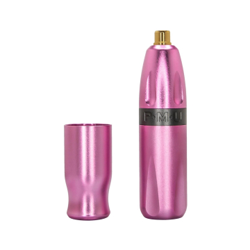 Caneta Bishop PMU - Rosa com Raiado Cinzento - Traço de 2,5 mm