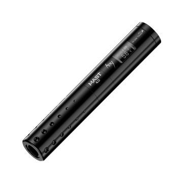 Dragonhawk Mast Tour Amy - Máquina de tatuagem sem fios estilo caneta - Preta - Traço de 4,0 mm