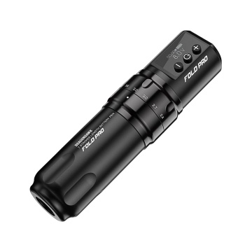 Dragonhawk Fold Pro - Máquina de tatuagem sem fios estilo caneta - Preta - Traços múltiplos