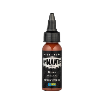 Tinta Para Tatuagem Platinum by Dynamic - Brown 30 ml