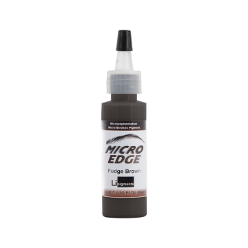 Tons para Sobrancelhas Li Pigments Micro Edge - Fudge Brown 15 ml