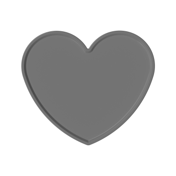 Ghost Heart Tampo de bandeja (Apenas bandeja)