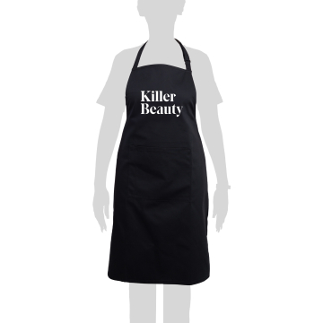 Avental Preto com Bolso da Killer Beauty