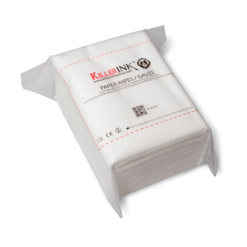 Embalagem com 50 Toalhetes de Papel Killer Ink / Gauze
