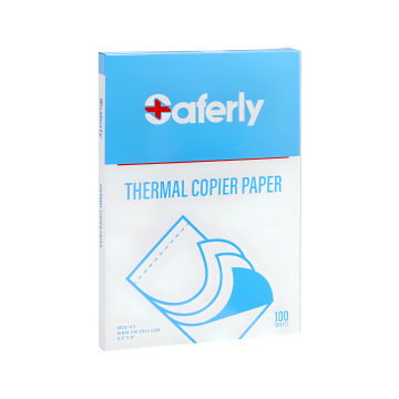 Caixa de 100 Saferly Tattoo Papel estêncil para máquina copiadora de imagem térmica (8.5" x 11")