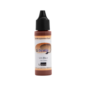 Corretor Orgânico / Aditivo Li Pigments Iron Oxide Scalp - Un-Blue 15 ml