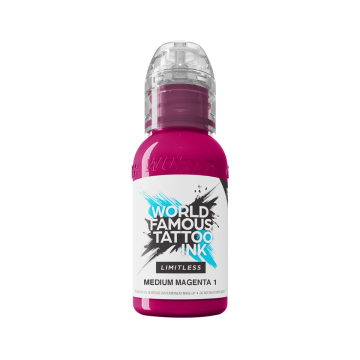 Tinta para tatuagem World Famous Limitless - Medium Magenta 1 30ml