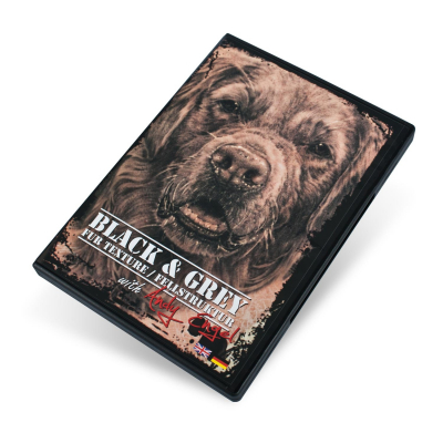 DVD de Andy Engel - Black & Grey Fur Texture